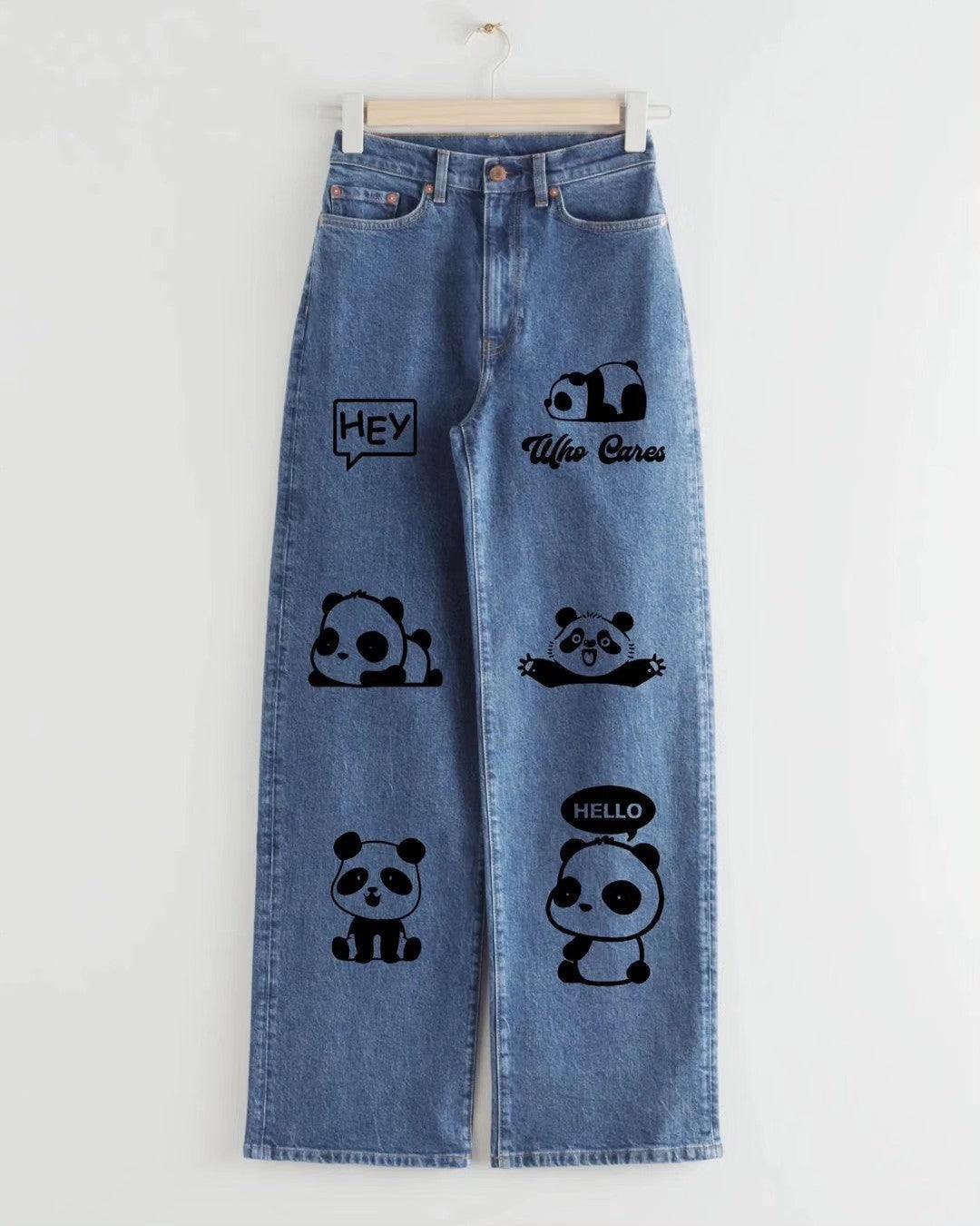 PANDA DENIM WIDE LEG - THE VOGUE APPARELS