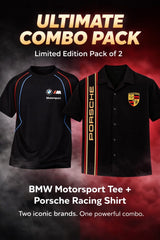Porsche X BMW Pack of 2 Oversized T-shirt