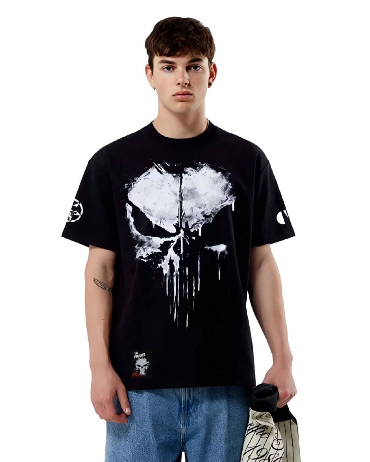 Punisher Oversized Streetwear Tee - THE VOGUE APPARELS