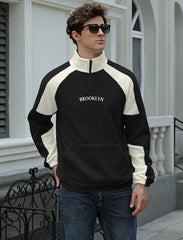 BLOCK ZIP-UP SWEATSHIRT - THE VOGUE APPARELS