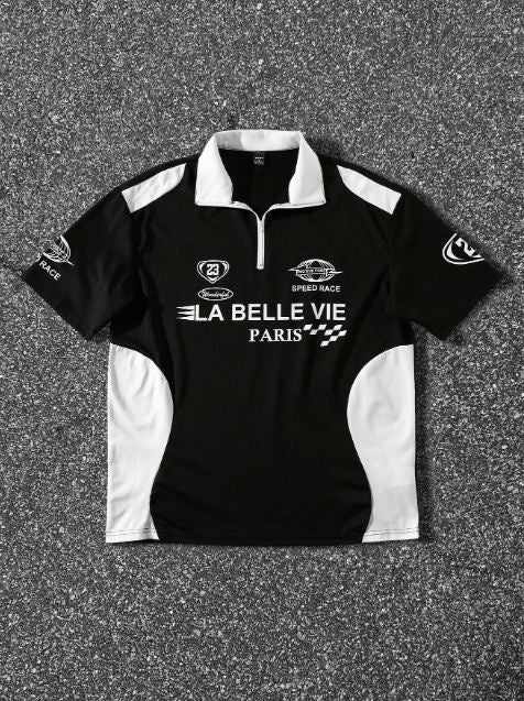 PARIS ZIPPER POLO - THE VOGUE APPARELS