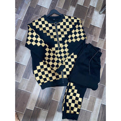 GOLDEN CHECK TRACSUIT