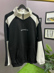 BLOCK ZIP-UP SWEATSHIRT - THE VOGUE APPARELS