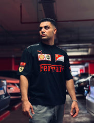 FERRARI OVERSIZED TSHIRT - THE VOGUE APPARELS