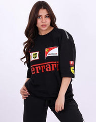 FERRARI OVERSIZED TSHIRT - THE VOGUE APPARELS