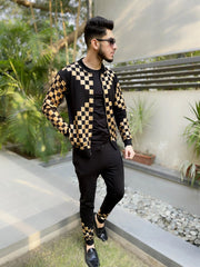 GOLDEN CHECK TRACSUIT