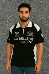 PARIS ZIPPER POLO - THE VOGUE APPARELS