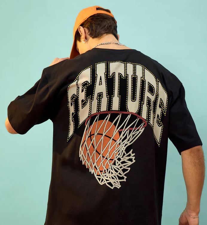 FEATURE UNISEX OVERSIZED TSHIRT - THE VOGUE APPARELS