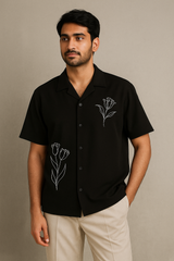 CUBAN COLLAR SHIRT - THE VOGUE APPARELS