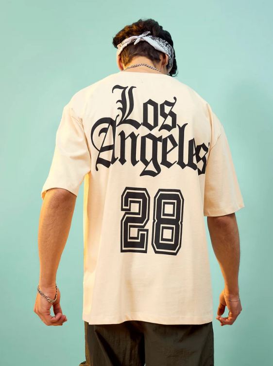 LOS ANGELES UNISEX OVERSIZED TSHIRT - THE VOGUE APPARELS