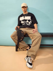 DUAL FACES UNISEX OVERSIZED TSHIRT - THE VOGUE APPARELS