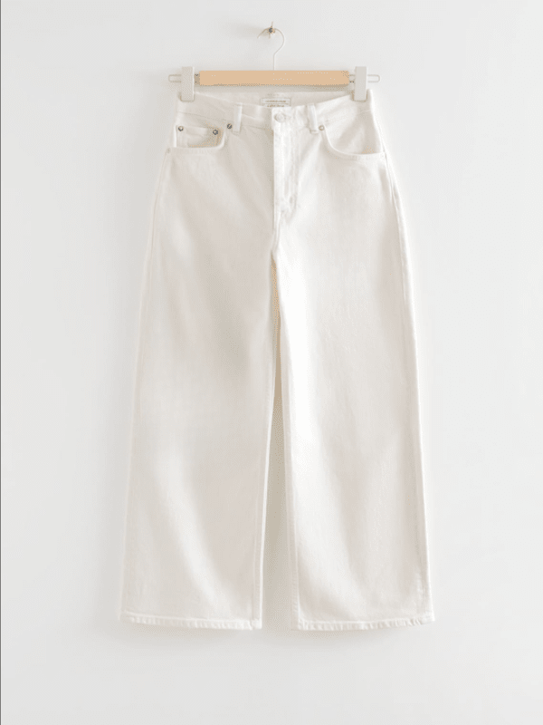 WHITE WIDE LEG JEANS - THE VOGUE APPARELS