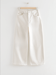 WHITE WIDE LEG JEANS - THE VOGUE APPARELS