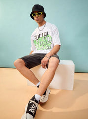 SOCIAL INTROVERT UNISEX OVERSIZED TSHIRT - THE VOGUE APPARELS