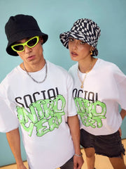 SOCIAL INTROVERT UNISEX OVERSIZED TSHIRT - THE VOGUE APPARELS