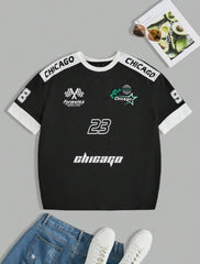 Pack of 2 Feelings X Chicago Oversized Racer Tshirts - THE VOGUE APPARELS
