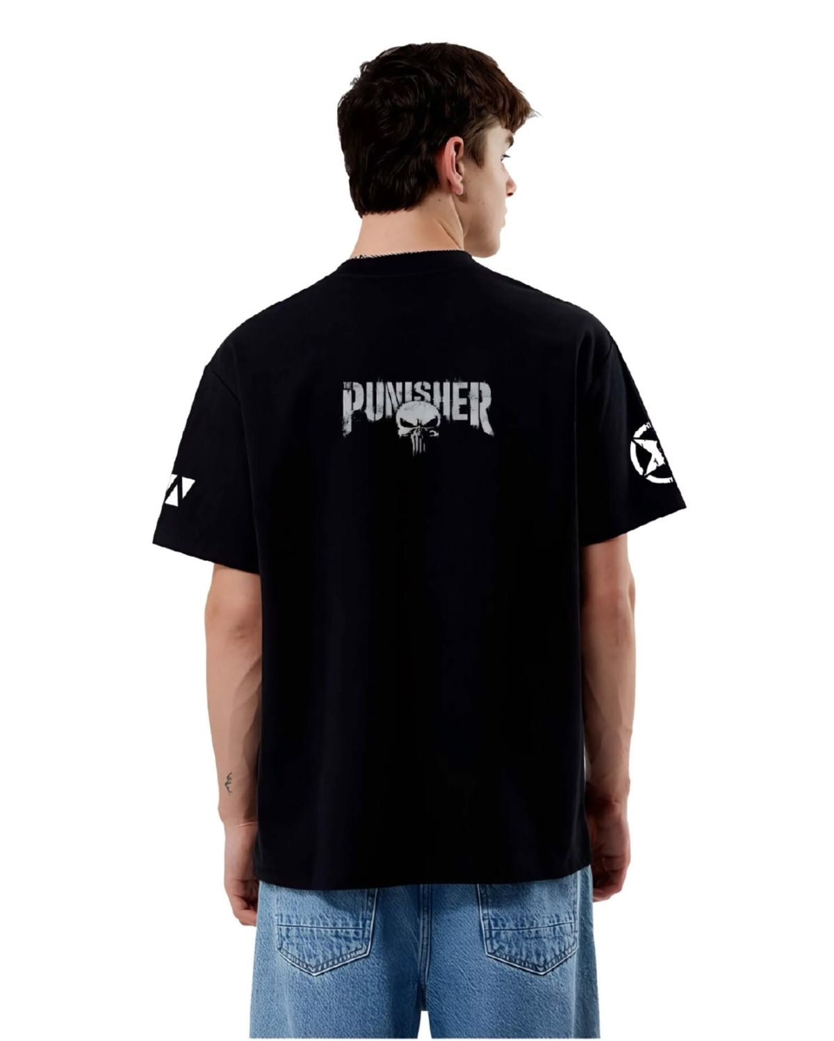 Punisher Oversized Streetwear Tee - THE VOGUE APPARELS