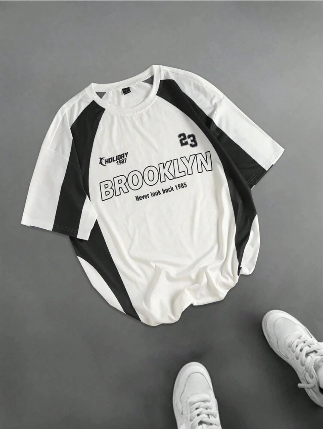 Pack of 2 Oversized Tees BROOKLYN - CHICAGO X FORMULA 1 Edition ( Unisex ) - THE VOGUE APPARELS