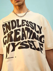 ENDLESSLY CREATING MYSELF UNISEX OVERSIZED TSHIRT - THE VOGUE APPARELS