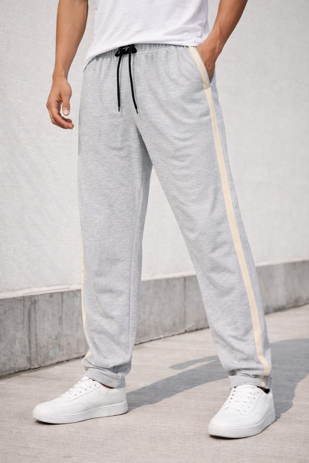 Contrast Side Panel Track Pants