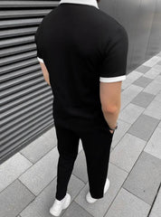 HALF-ZIP POLO TRACKSUIT - THE VOGUE APPARELS