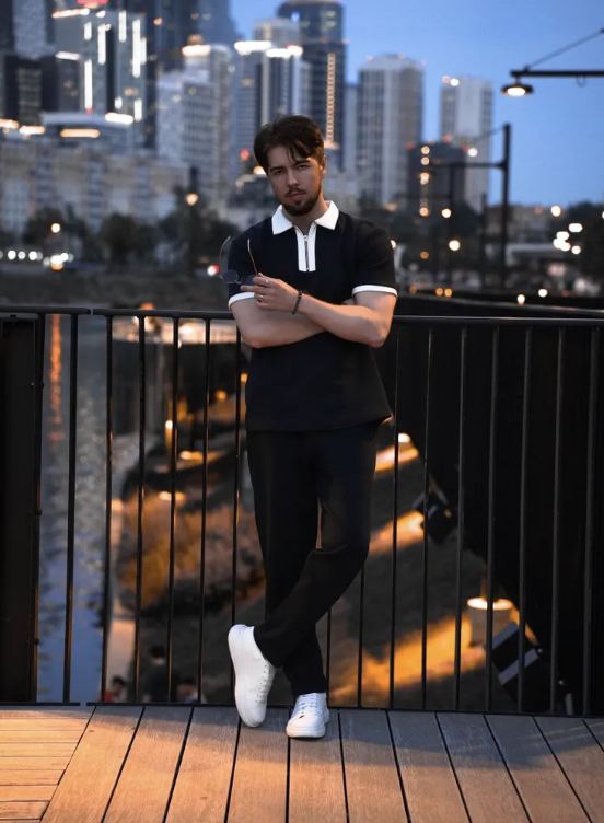 HALF-ZIP POLO TRACKSUIT - THE VOGUE APPARELS
