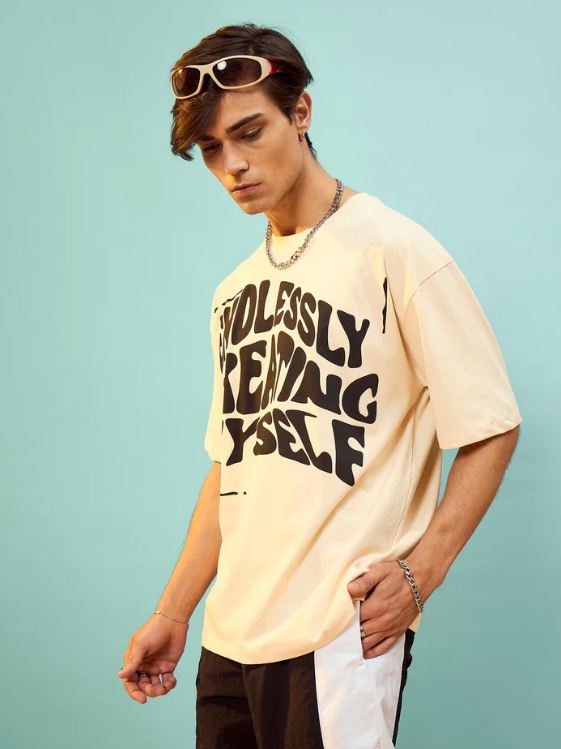 ENDLESSLY CREATING MYSELF UNISEX OVERSIZED TSHIRT - THE VOGUE APPARELS