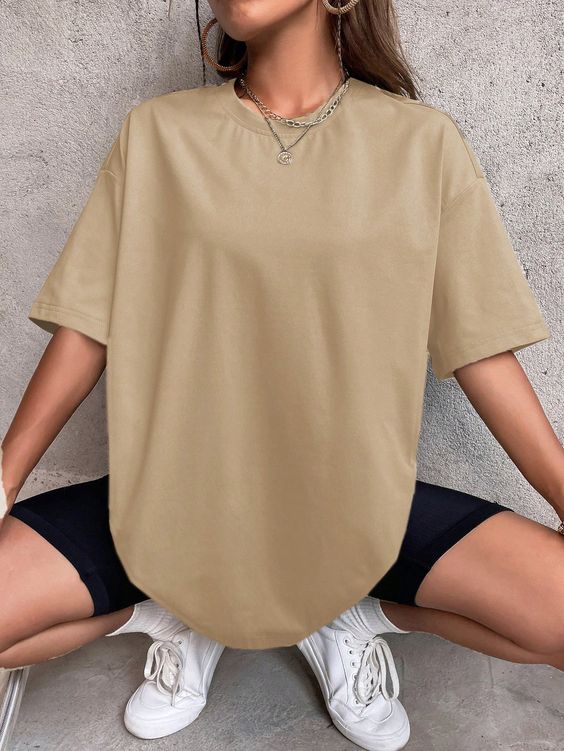 PLAIN OVERSIZED TSHIRT - THE VOGUE APPARELS
