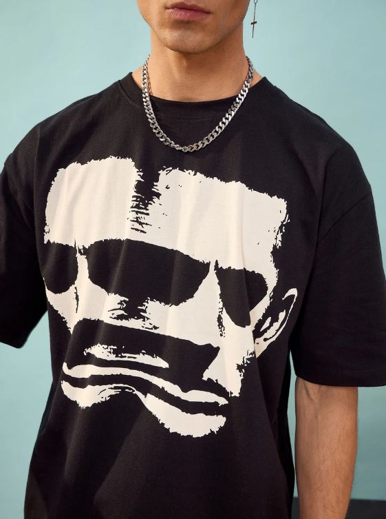 DUAL FACES UNISEX OVERSIZED TSHIRT - THE VOGUE APPARELS