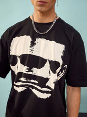 DUAL FACES UNISEX OVERSIZED TSHIRT - THE VOGUE APPARELS