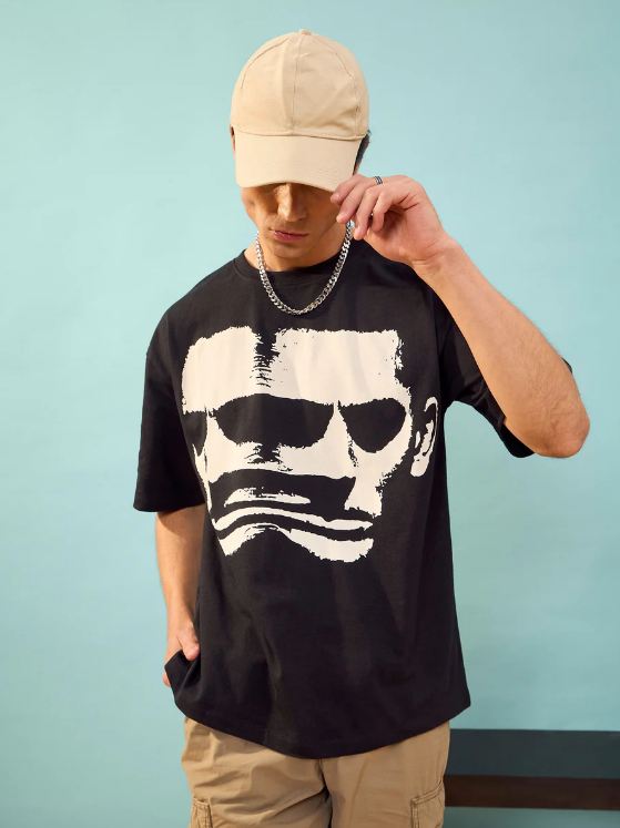 DUAL FACES UNISEX OVERSIZED TSHIRT - THE VOGUE APPARELS